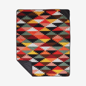 Slowtide aztec print fleece and nylon blanket
